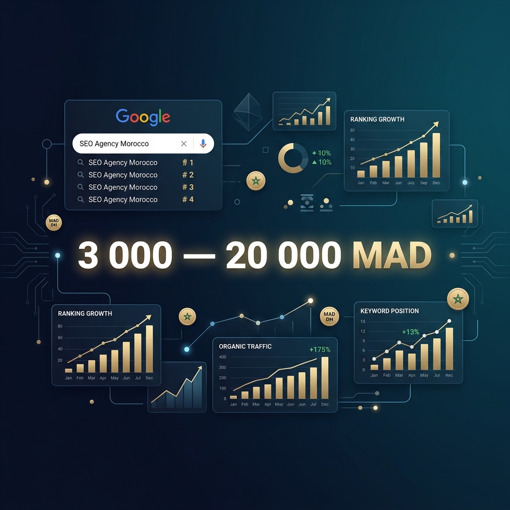 Prix Agence SEO Maroc 2026 : Tarifs Réels de 3 000 à 20 000 MAD